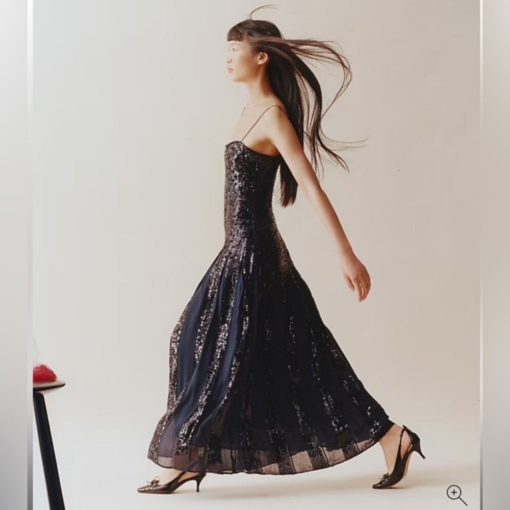 NWT Christopher John Rogers X J.Crew pleated dress